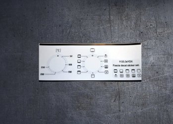 Amica 1133.3sYDX compatible front panel fascia sticker set. (image for) Amica 1133.3sYDX compatible front panel fascia sticker set.