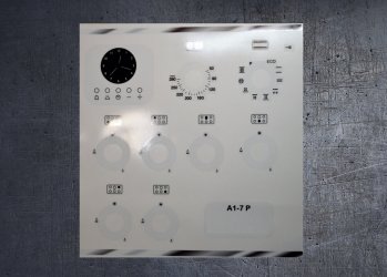 (image for) Smeg A1-7P compatible panel fascia sticker set.