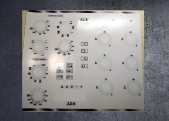 (image for) Smeg A2-8 compatible fascia sticker set
