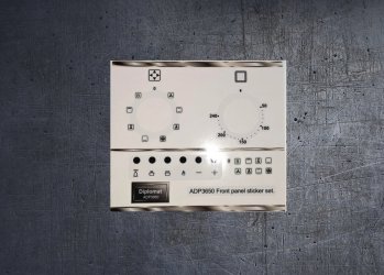 Diplomat ADP3650 compatible panel fascia sticker set. (image for) Diplomat ADP3650 compatible panel fascia sticker set.