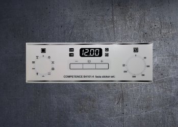 AEG COMPETENCE B4101-4 compatible fascia sticker set. (image for) AEG COMPETENCE B4101-4 compatible fascia sticker set.
