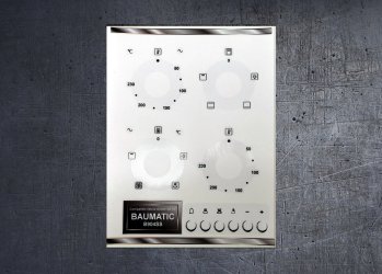 Baumatic B904SS compatible fascia sticker set. (image for) Baumatic B904SS compatible fascia sticker set.