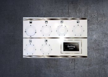 Belling 335WH electric oven compatible fascia sticker set. (image for) Belling 335WH electric oven compatible fascia sticker set.