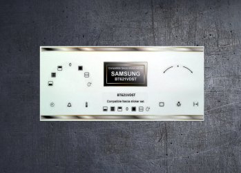 Samsung BT621VDST compatible panel fascia sticker set. (image for) Samsung BT621VDST compatible panel fascia sticker set.