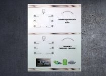 (image for) Bosch CMA585M.0, CMA583M.0, CMA583M.1 Microwave compatible fascia sticker set x2.
