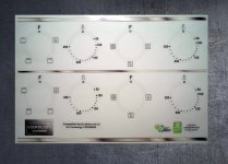 (image for) COOKOLOGY CDO900SS Compatible fascia sticker set x2.