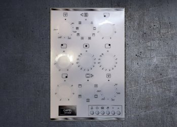 Capel CR 9220 Compatible fascia sticker set for worn fronts. (image for) Capel CR 9220 Compatible fascia sticker set for worn fronts.