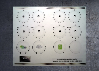 (image for) Miele CS 1312 BG, CS 1322, CS 1012-1, CS1034-1 Compatible fascia sticker set.