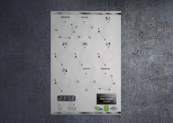 Delonghi DTC90DF compatible fascia sticker set. (image for) Delonghi DTC90DF compatible fascia sticker set.