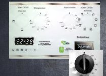 (image for) Delonghi ESM495ST Compatible fascia sticker set.