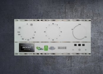 INDESIT FIM 31 K.A IX compatible fascia panel stickers. (image for) INDESIT FIM 31 K.A IX compatible fascia panel stickers.