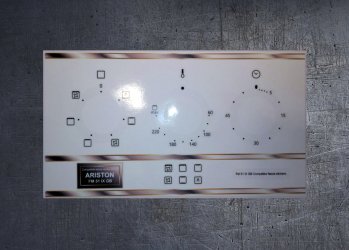 Ariston FM 51 IX GB compatible fascia sticker set. (image for) Ariston FM 51 IX GB compatible fascia sticker set.