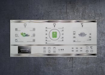 Ariston FZ51 IX AUS compatible fascia sticker set. (image for) Ariston FZ51 IX AUS compatible fascia sticker set.