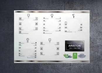 (image for) ARISTON FZ61.1, FZ 62, FZ65 compatible fascia sticker set.