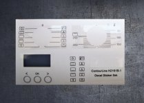 (image for) Miele Contourline H2161B-1 Compatible panel fascia sticker set.