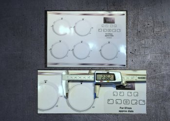 Bosch HD17282U/01 compatible fascia sticker set, 57mm dials. (image for) Bosch HD17282U/01 compatible fascia sticker set, 57mm dials.