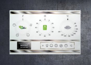 INDESIT Aria IFW 6230 WH UK compatible fascia sticker set. (image for) INDESIT Aria IFW 6230 WH UK compatible fascia sticker set.