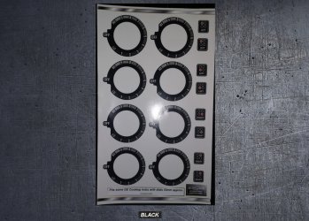 (image for) GE Appliances JP326WOV2WW compatible cooktop Hob stickers.