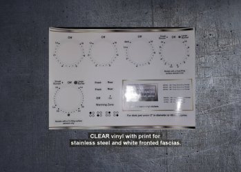 GE Appliances JS750SF3SS, JD750, JB740, JB745, JB750 Compatible fascia sticker set. (image for) GE Appliances JS750SF3SS, JD750, JB740, JB745, JB750 Compatible fascia sticker set.