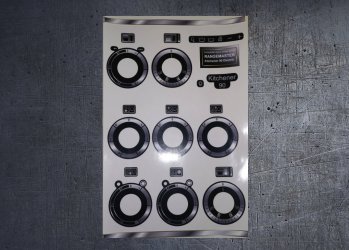 (image for) Rangemaster Kitchener 90 Electric fascia panel stickers.