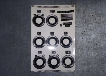 Rangemaster Kitchener 90 Electric fascia panel stickers. (image for) Rangemaster Kitchener 90 Electric fascia panel stickers.