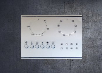 Kenwood KS110SS compatible panel fascia sticker set. (image for) Kenwood KS110SS compatible panel fascia sticker set.