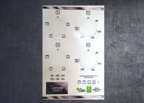 (image for) Lamona LAM3210 Compatible fascia sticker set x2.