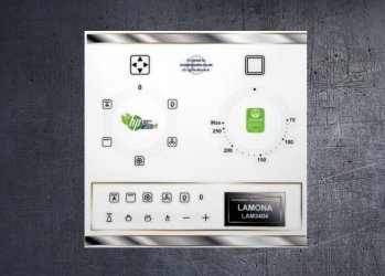 Lamona 3404 compatible front panel fascia sticker set. (image for) Lamona 3404 compatible front panel fascia sticker set.