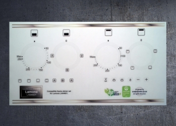 (image for) Lamona LAM4601 compatible panel fascia sticker set.
