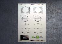 (image for) Miele Microwave M615-3EG Compatible fascia sticker set x2, fits others.