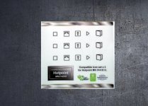 (image for) Hotpoint MN 314 IX H Microwave compatible icons x3