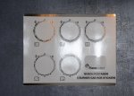 (image for) Bosch PCS7A5B90 compatible 5 burner hob stickers.
