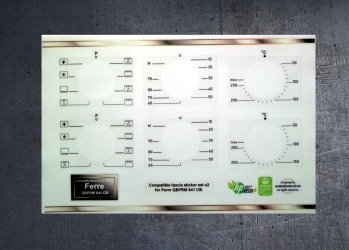 (image for) Ferre QBPRM 6141 CB Comaptible fascia sticker set x2.
