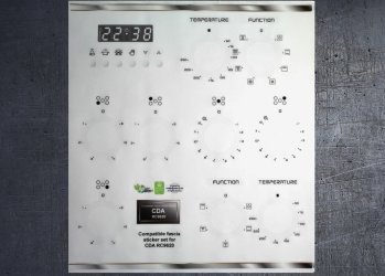 CDA RC9620 Compatible fascia sticker set. (image for) CDA RC9620 Compatible fascia sticker set.