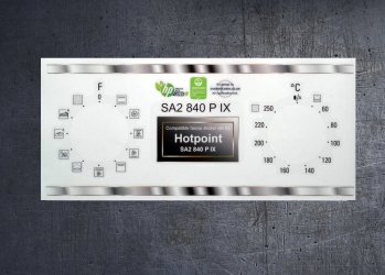 Hotpoint SA2 840 P IX compatible fascia sticker set. (image for) Hotpoint SA2 840 P IX compatible fascia sticker set.