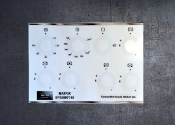 Matrix SP20007015, MR311SS Compatible fascia sticker set. (image for) Matrix SP20007015, MR311SS Compatible fascia sticker set.