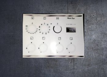 Smeg SUK61MPX5 compatible fascia sticker set. (image for) Smeg SUK61MPX5 compatible fascia sticker set.
