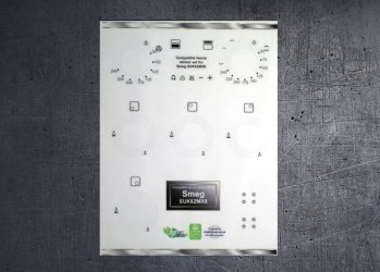 (image for) Smeg SUK62MX8 compatible panel fascia sticker set.