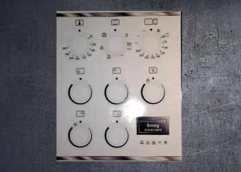 Smeg SUK92CMX8 compatible panel fascia sticker set. (image for) Smeg SUK92CMX8 compatible panel fascia sticker set.