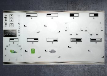 Rangemaster toledo 110 dual fuel compatible fascia sticker set. (image for) Rangemaster toledo 110 dual fuel compatible fascia sticker set.