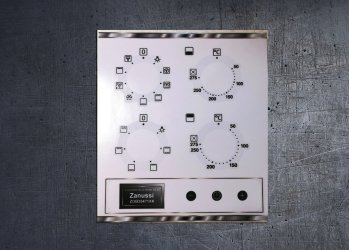 Zanussi ZOB35471XK compatible fascia stickers. (image for) Zanussi ZOB35471XK compatible fascia stickers.